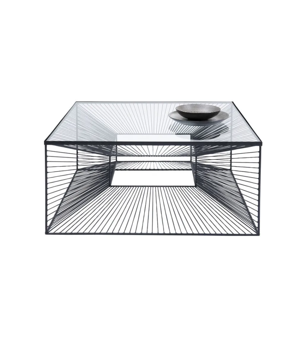 Stolik kawowy DIMENSION 80 cm czarny*KARE