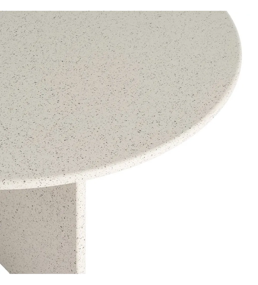 Stolik kawowy DOBEMA 80 cm efekt terrazzo*Zona-Design Clearance