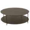 Stolik kawowy DOMERESU 113 cm ciemno brązowy*J-Line Clearance