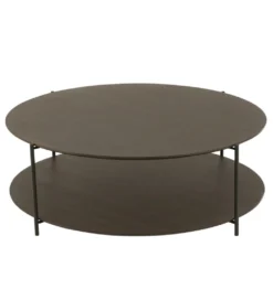 Stolik kawowy DOMERESU 113 cm ciemno brązowy*J-Line Clearance