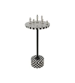 Stolik kawowy DOMERO CHESS 25 cm czarno biały*KARE Clearance