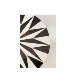 Stolik kawowy DOMERO STAR 25 cm brązowo biały*KARE Discount