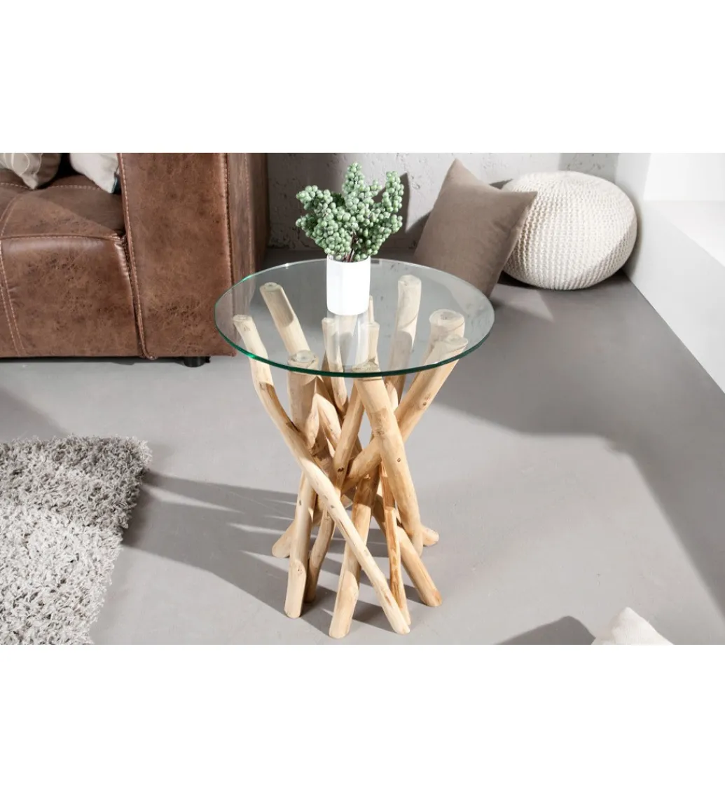 Stolik kawowy Driftwood 35 cm naturalny*Invicta Interior Hot