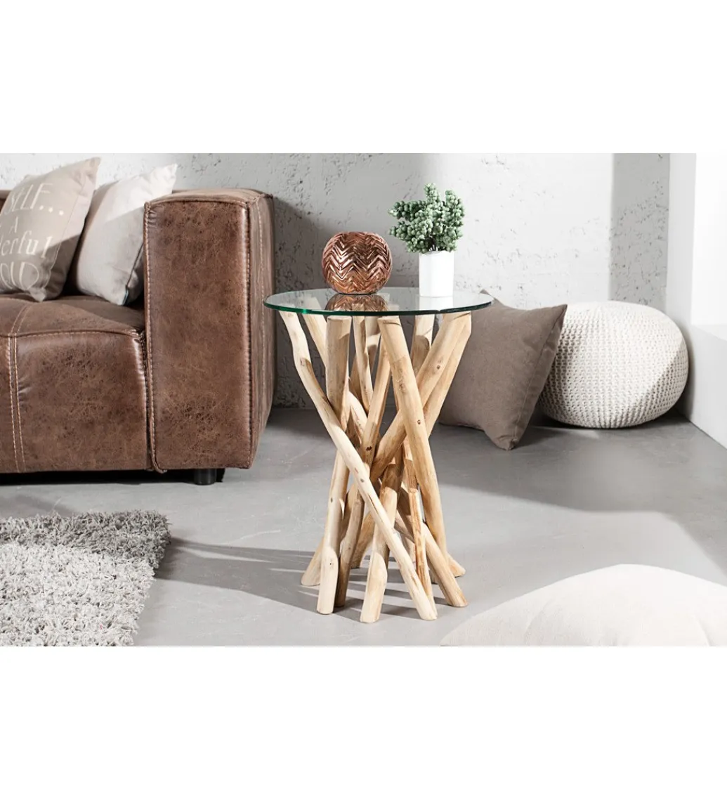 Stolik kawowy Driftwood 35 cm naturalny*Invicta Interior Hot