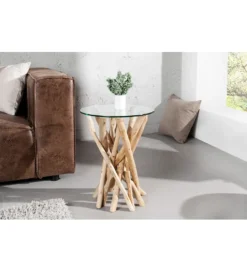 Stolik kawowy Driftwood 35 cm naturalny*Invicta Interior Hot