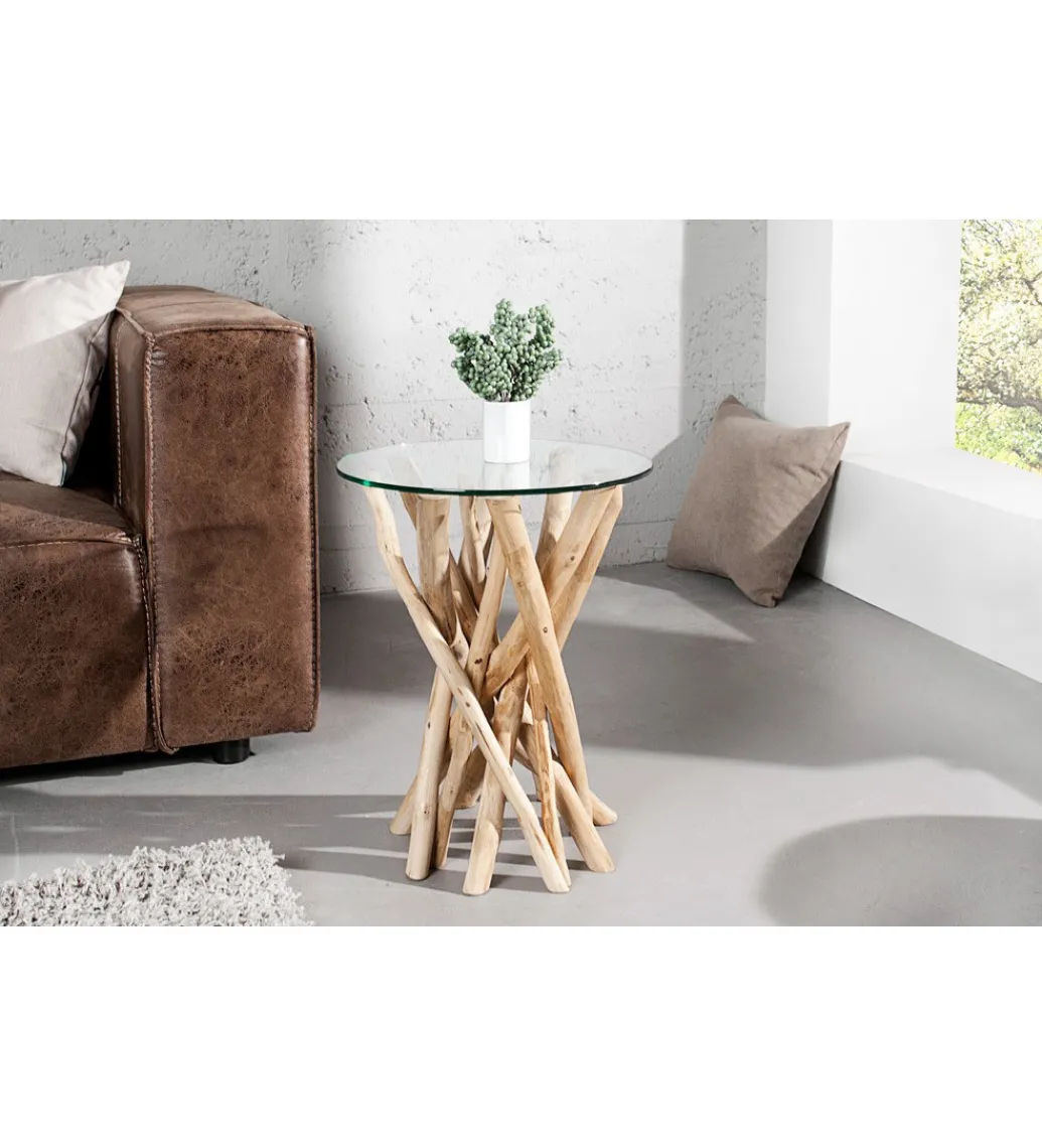 Stolik kawowy Driftwood 35 cm naturalny*Invicta Interior Hot