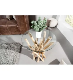 Stolik kawowy Driftwood 35 cm naturalny*Invicta Interior Hot