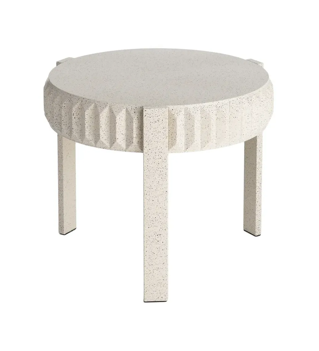 Stolik kawowy EDARNI 64 cm efekt terrazzo*Zona-Design Best