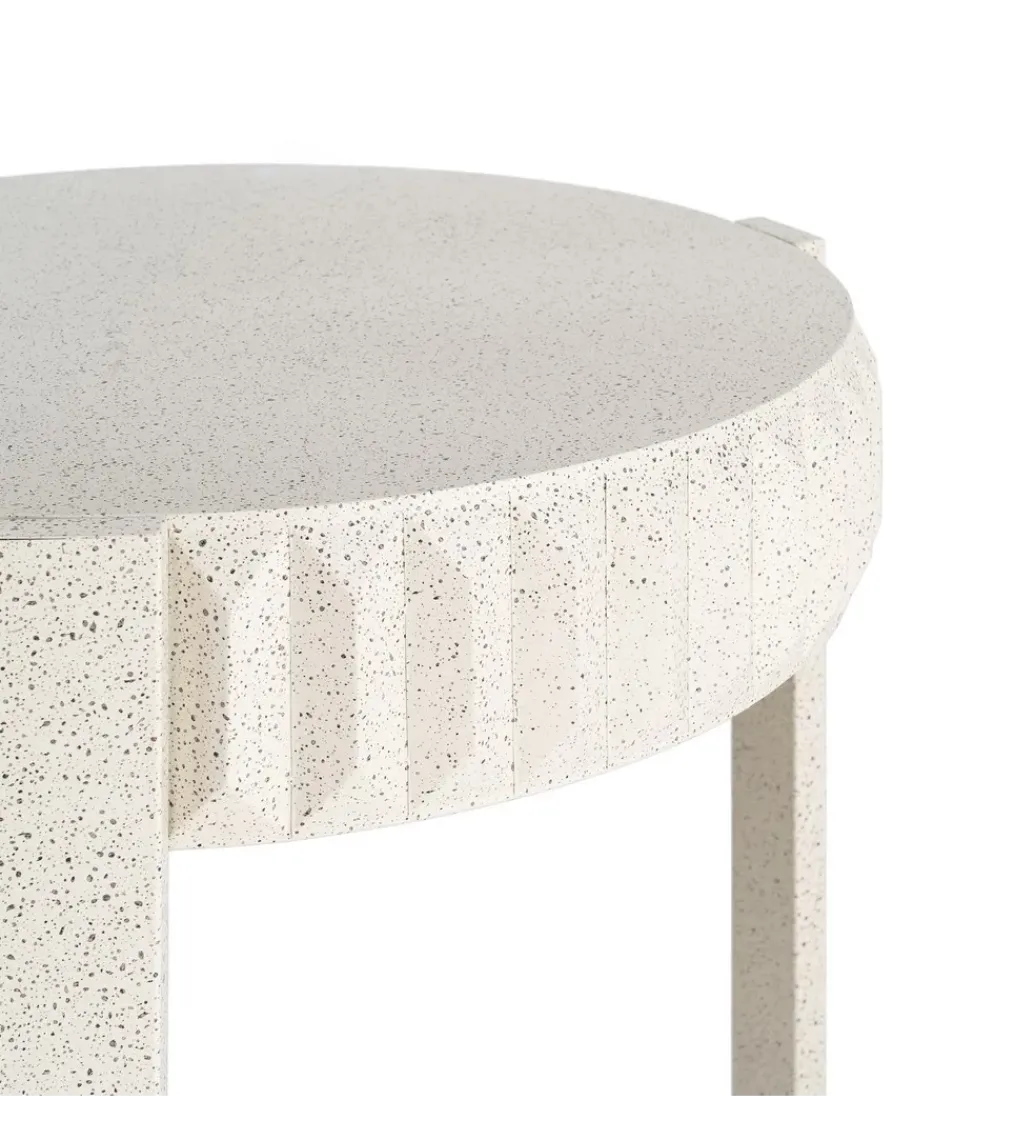 Stolik kawowy EDARNI 64 cm efekt terrazzo*Zona-Design Best