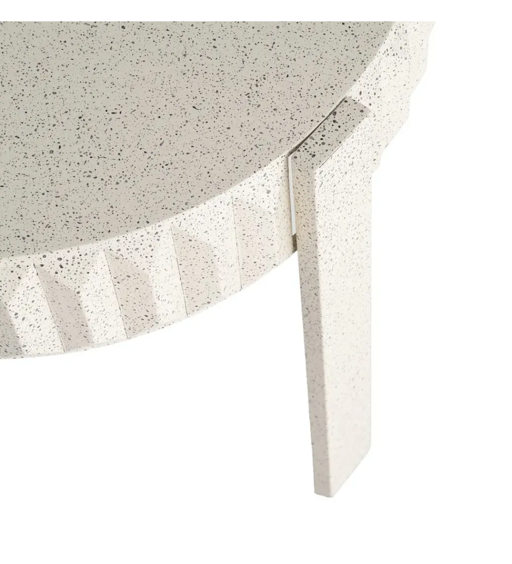 Stolik kawowy EDARNI 64 cm efekt terrazzo*Zona-Design Best