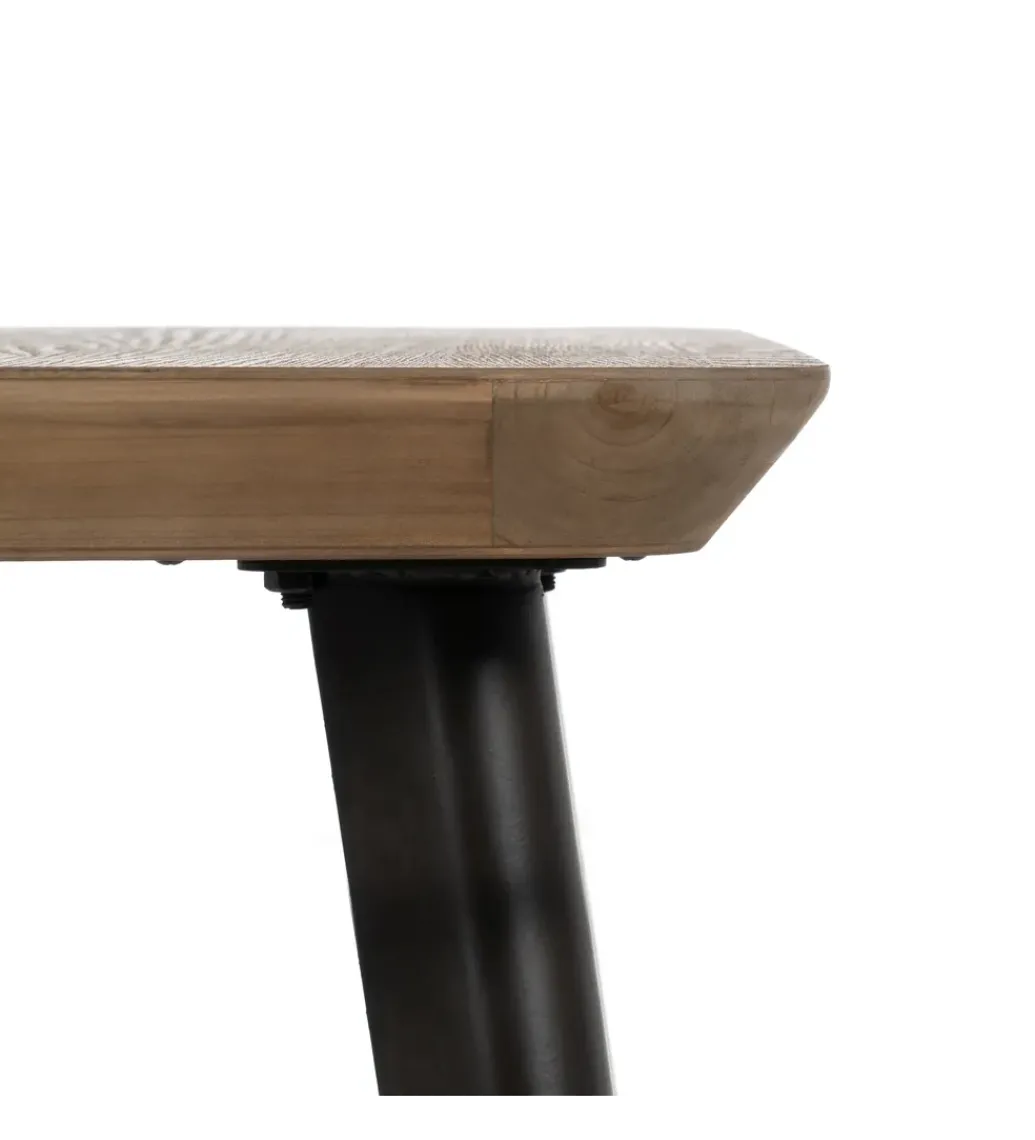Stolik kawowy EDENSA 60 cm naturalny czarny*Zona-Design Best