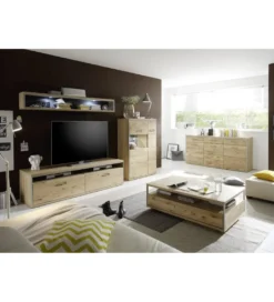 Stolik kawowy ESPERO 115 cm  W Kolorze dąb Bianco*MCA Outlet