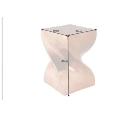 Stolik kawowy ESPIRAL Twist 45 cm miedziany*Invicta Interior - przedsprzedaż Discount