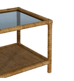 Stolik kawowy ESTAZ 90 cm naturalny ratan*Zona-Design Online