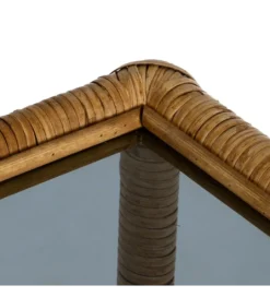 Stolik kawowy ESTAZ 90 cm naturalny ratan*Zona-Design Online