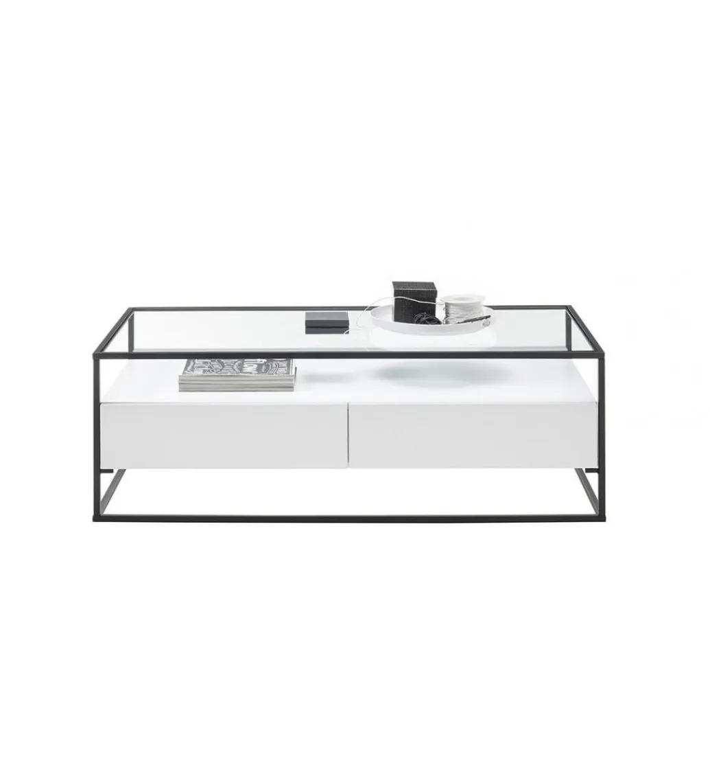 Stolik kawowy EVORA 120 cm biały*MCA Sale