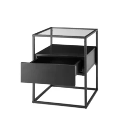 Stolik kawowy EVORA 43 cm czarny*MCA