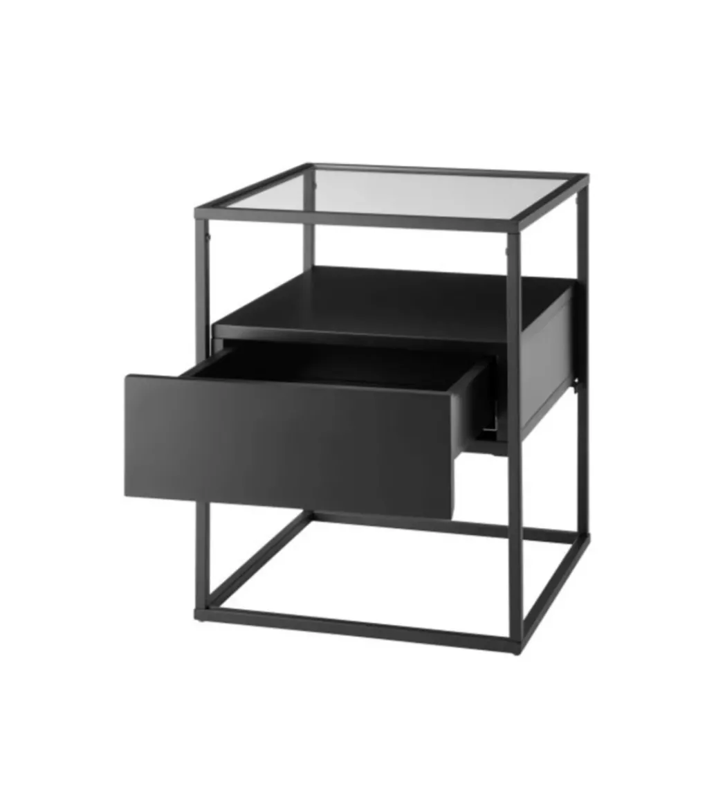 Stolik kawowy EVORA 43 cm czarny*MCA