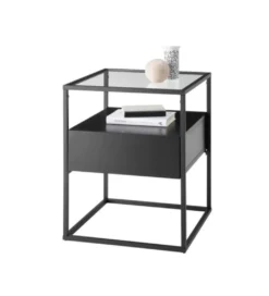 Stolik kawowy EVORA 43 cm czarny*MCA