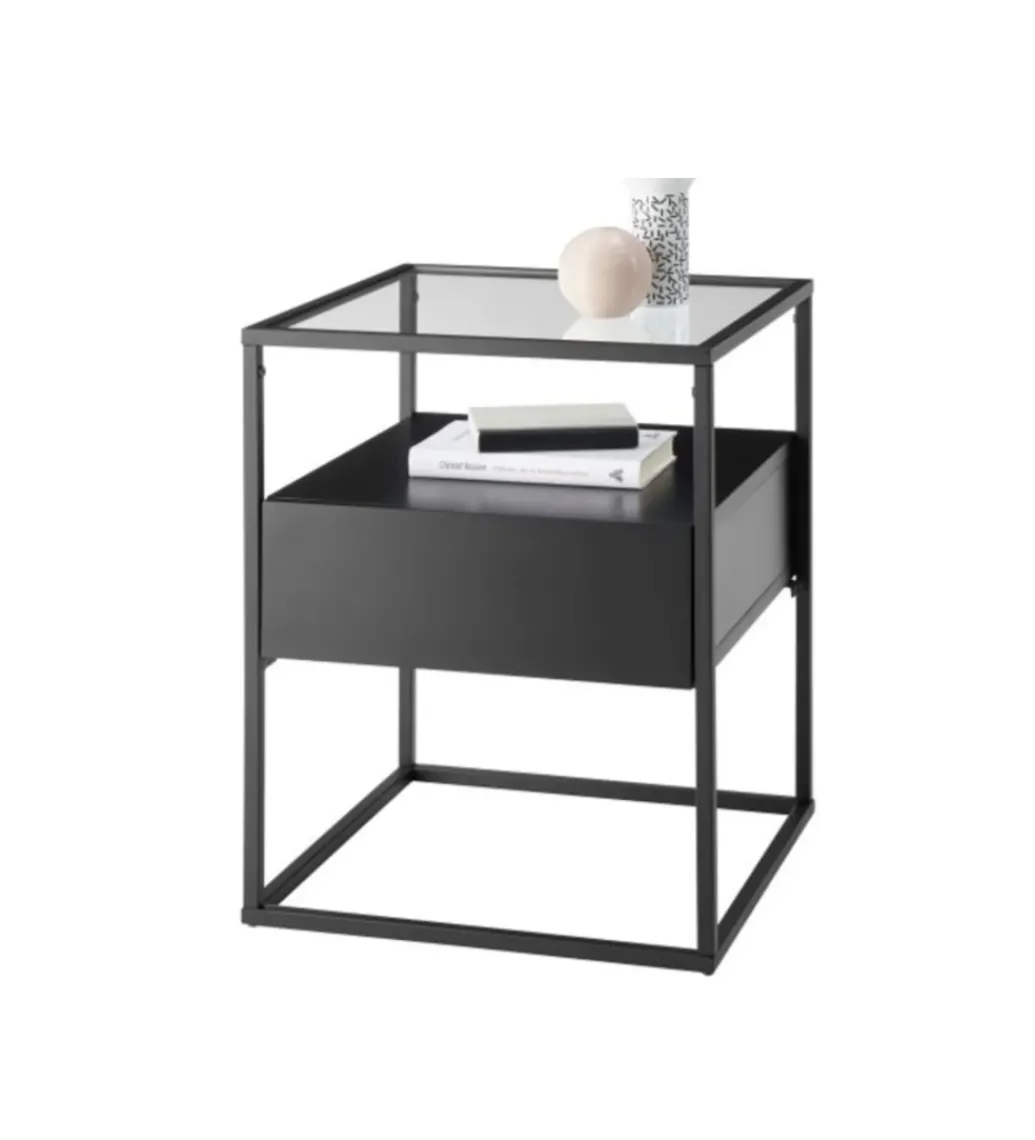 Stolik kawowy EVORA 43 cm czarny*MCA