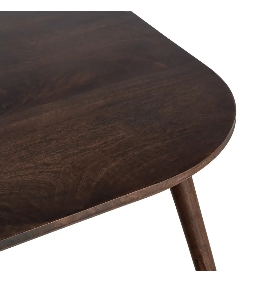 Stolik kawowy FEGANE 80 cm drewno mango*Zona-Design Online