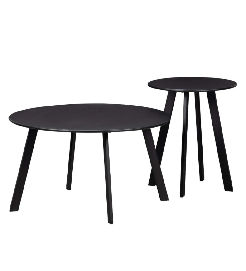 Stolik kawowy FER 40 cm czarny*WOOOD