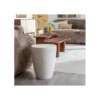 Stolik kawowy FIBRA 37 cm w odcieniach bieli*Zona-Design Hot