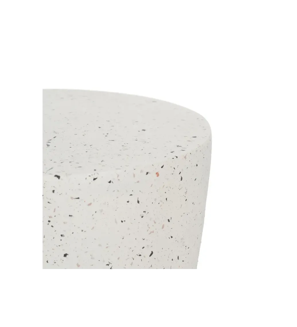 Stolik kawowy FIBRA 37 cm w odcieniach bieli*Zona-Design Hot
