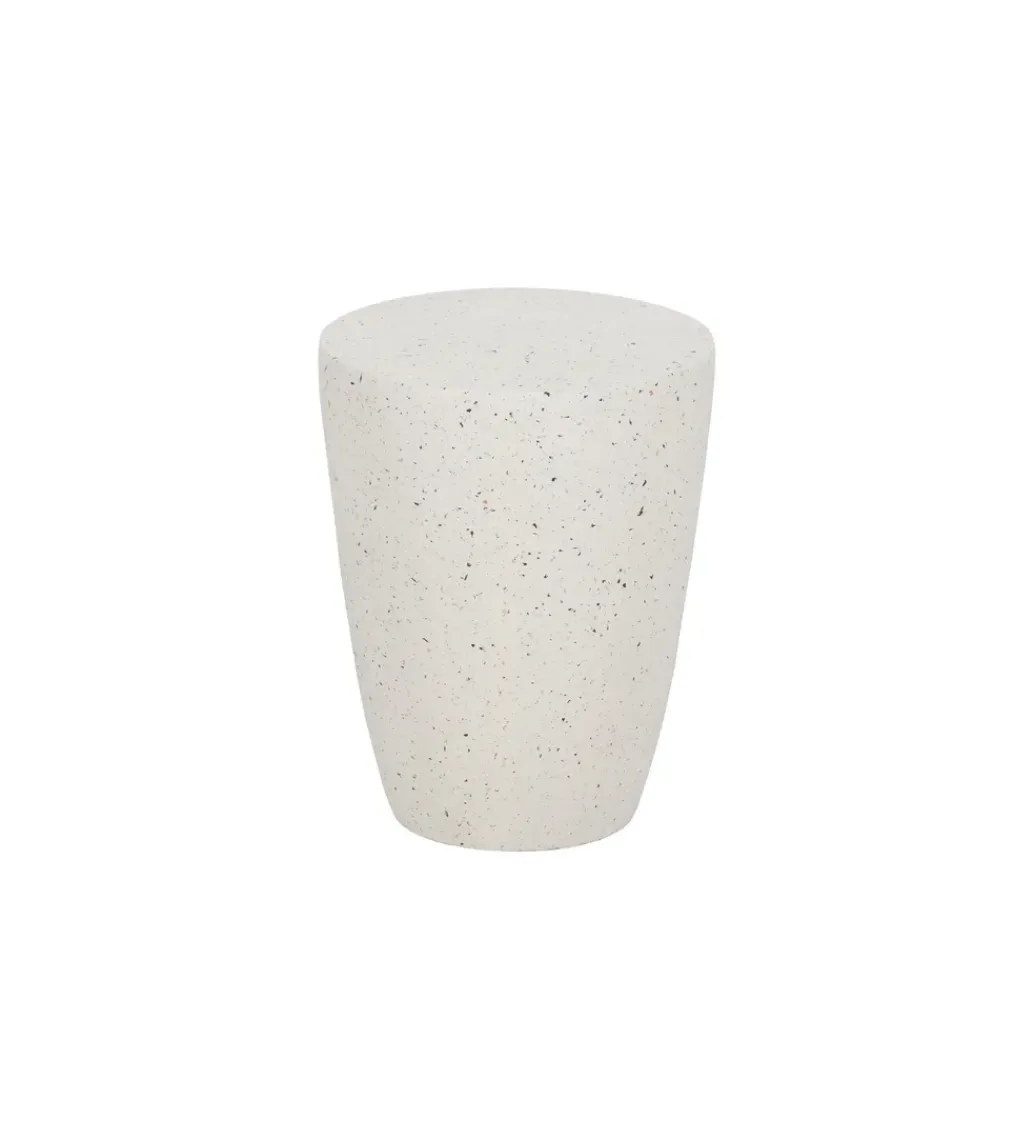 Stolik kawowy FIBRA 37 cm w odcieniach bieli*Zona-Design Hot