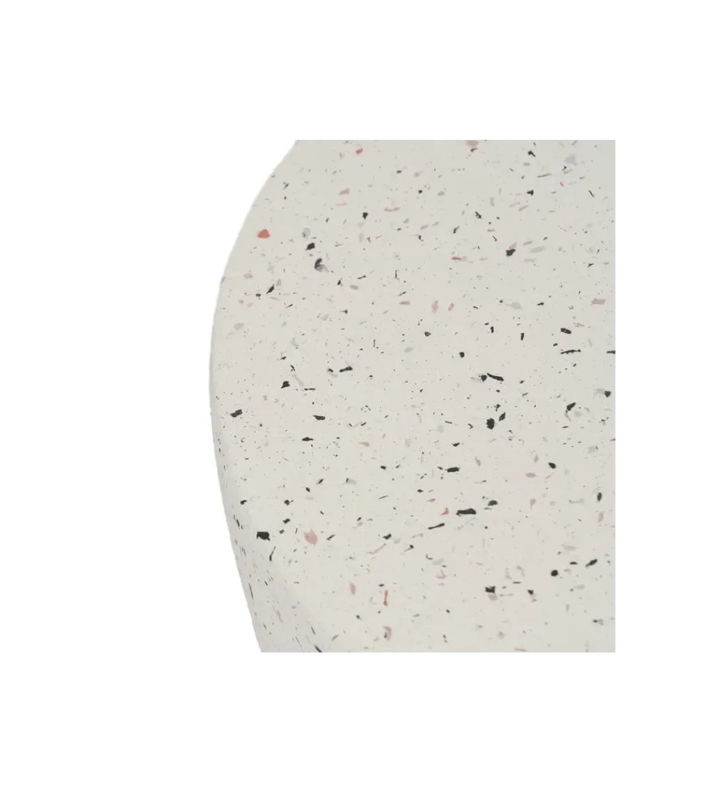 Stolik kawowy FIBRA 37 cm w odcieniach bieli*Zona-Design Hot