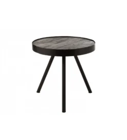Stolik kawowy Fien 50 cm drewno mango*J-Line Online