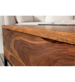 Stolik kawowy FINICE Makassar 110 cm drewno Sheesham*Invicta Interior Clearance
