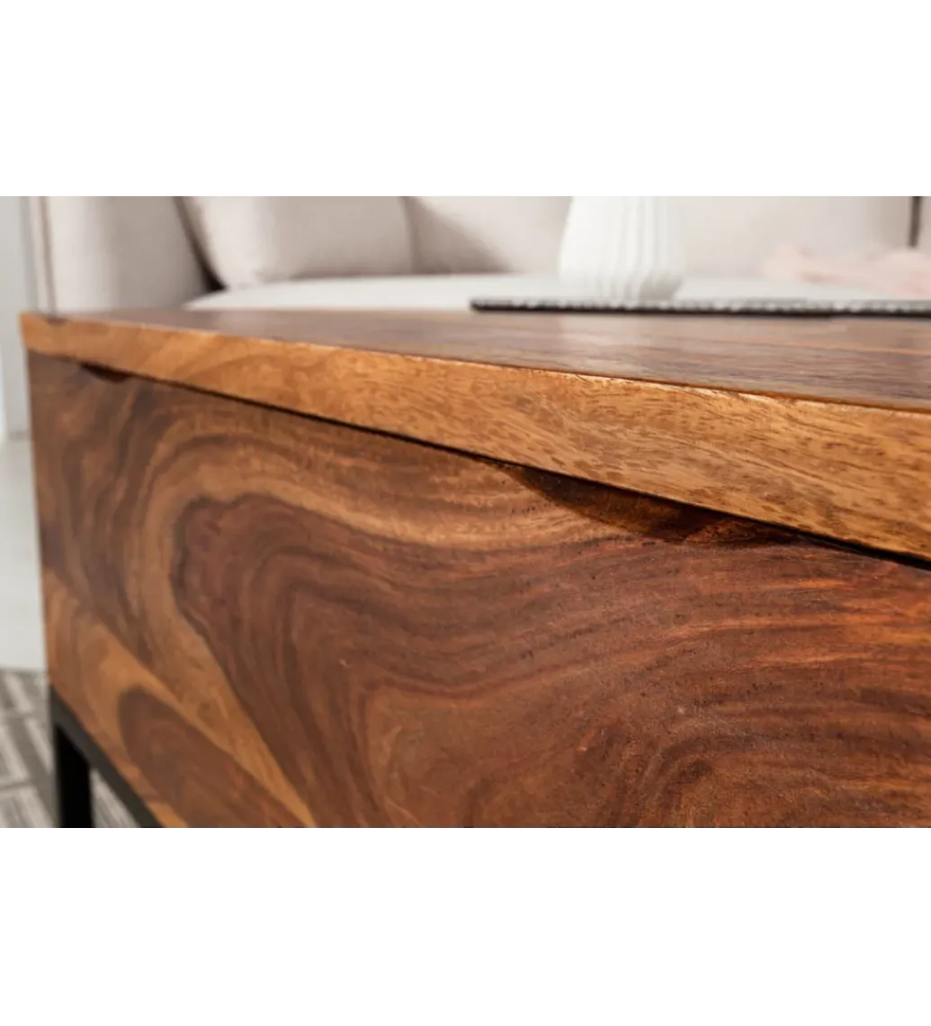 Stolik kawowy FINICE Makassar 110 cm drewno Sheesham*Invicta Interior Clearance