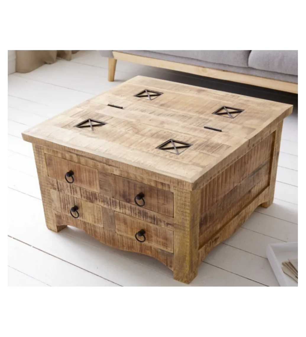 Stolik kawowy GALLE Craft 70 cm Mango*Invicta Interior Outlet