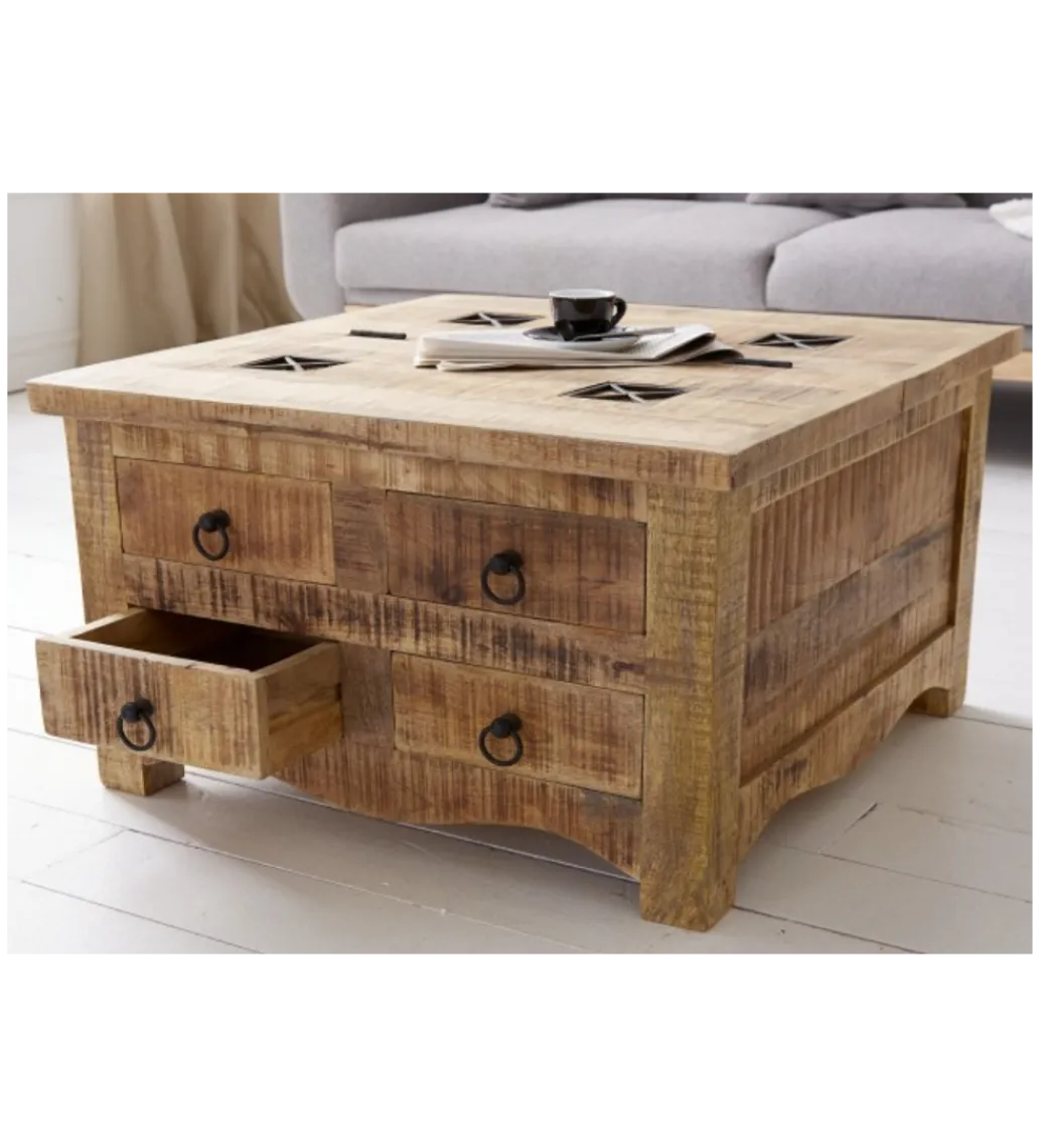 Stolik kawowy GALLE Craft 70 cm Mango*Invicta Interior Outlet