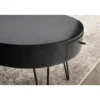 Stolik kawowy GARMAZJA 60 cm drewno mango czarne*WOHNLING, GERMANY Outlet