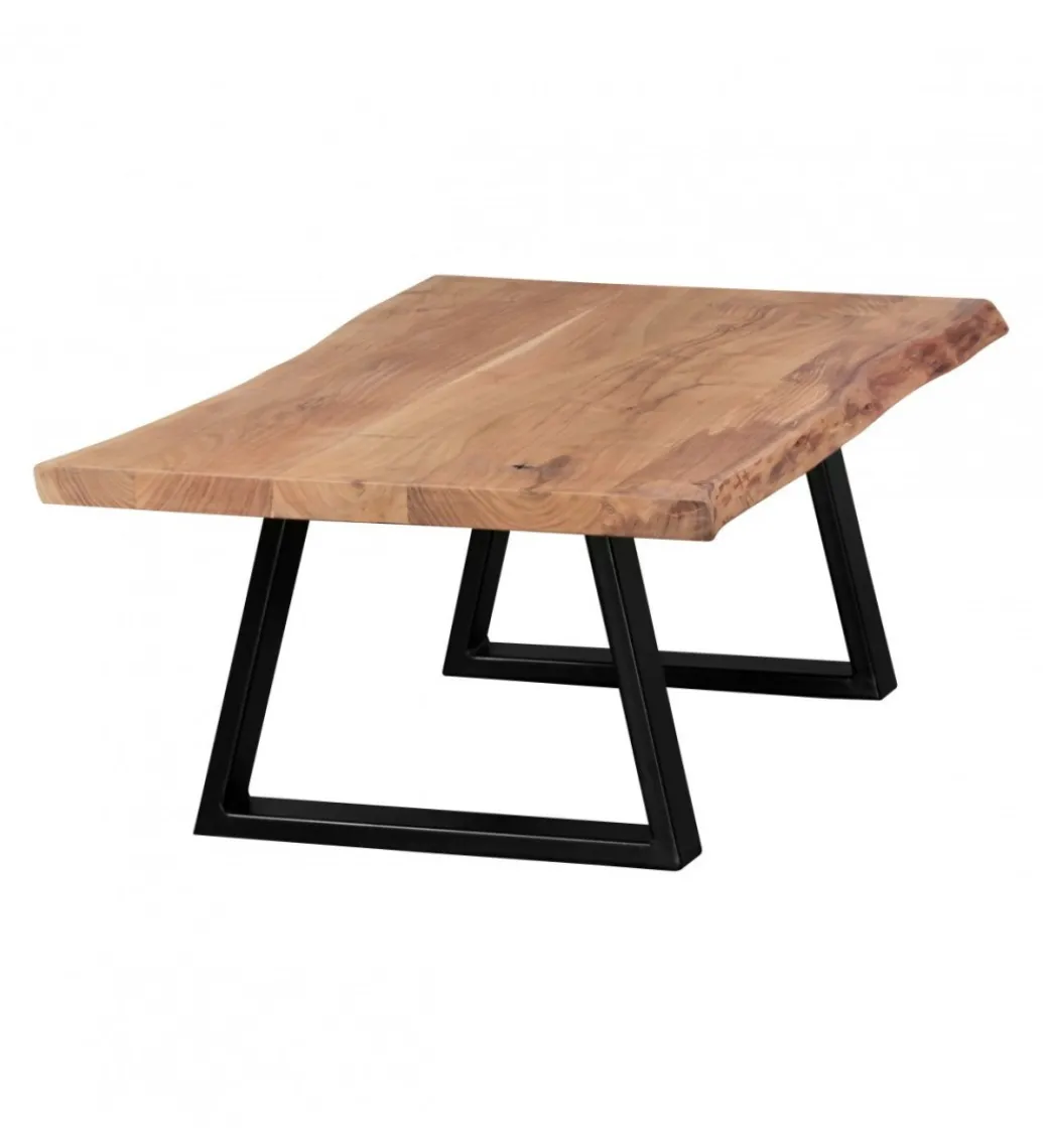 Stolik kawowy GAYA 115 cm drewno akacja*WOHNLING, GERMANY Outlet
