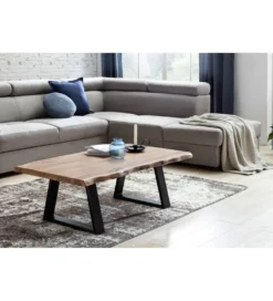 Stolik kawowy GAYA 115 cm drewno akacja*WOHNLING, GERMANY Outlet