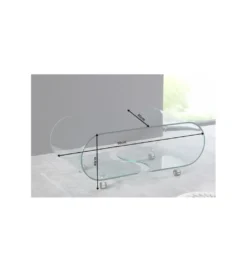 Stolik kawowy GEISTER Fantome 90 cm szklany*Invicta Interior Hot