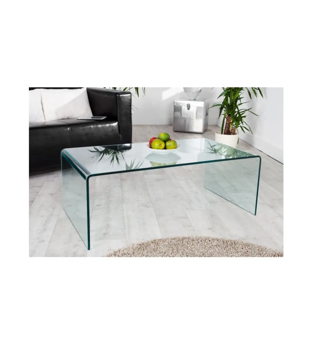 Stolik kawowy GEISTER Fantome 110 cm szklany*Invicta Interior Sale