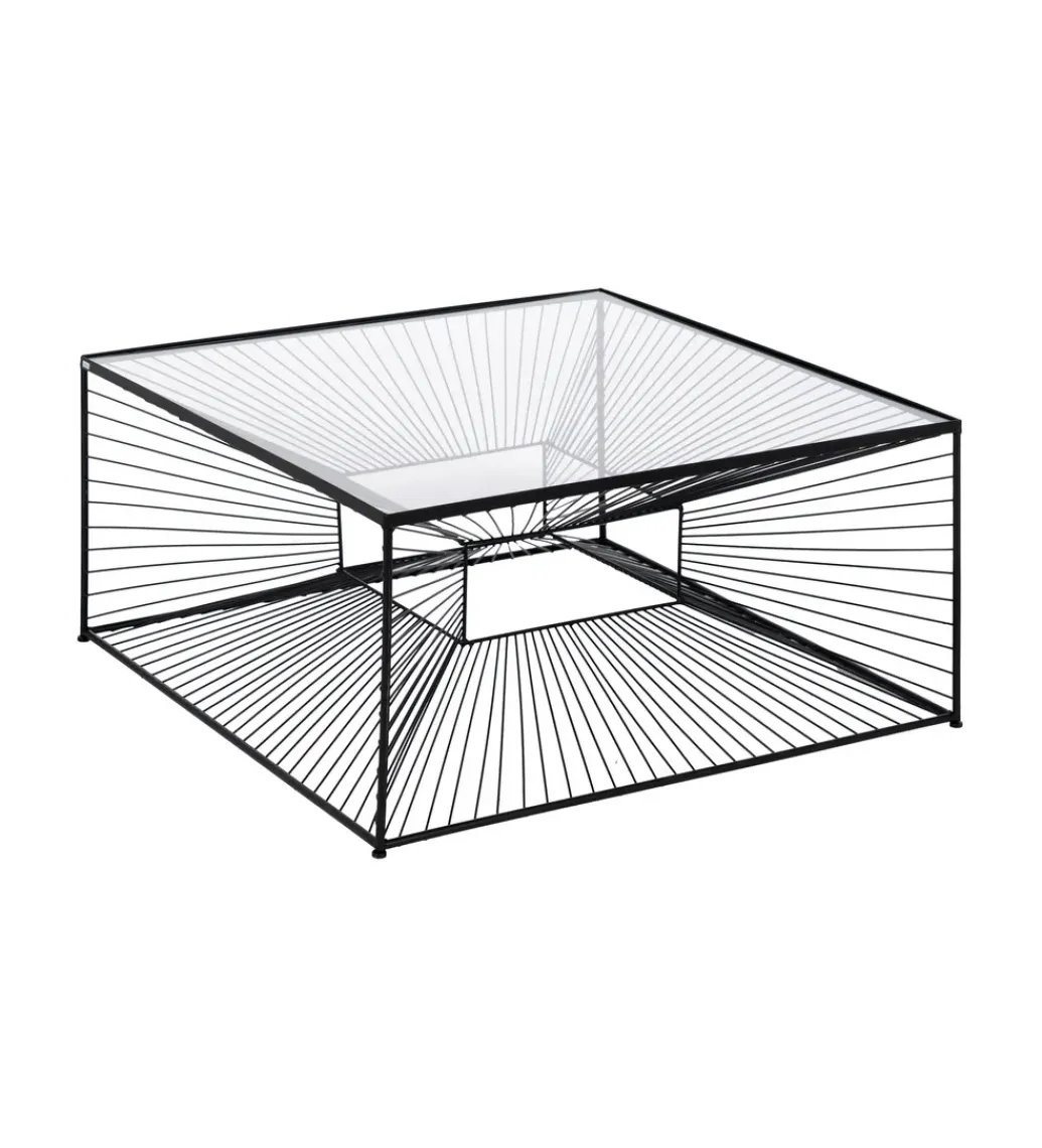 Stolik kawowy GEMETRO 80 cm czarny*Zona-Design Discount