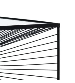Stolik kawowy GEMETRO 80 cm czarny*Zona-Design Discount