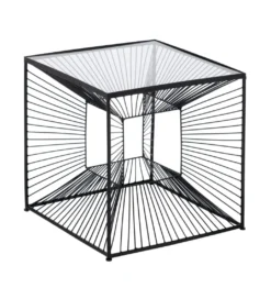 Stolik kawowy GEMETRO 45 cm czarny*Zona-Design Online