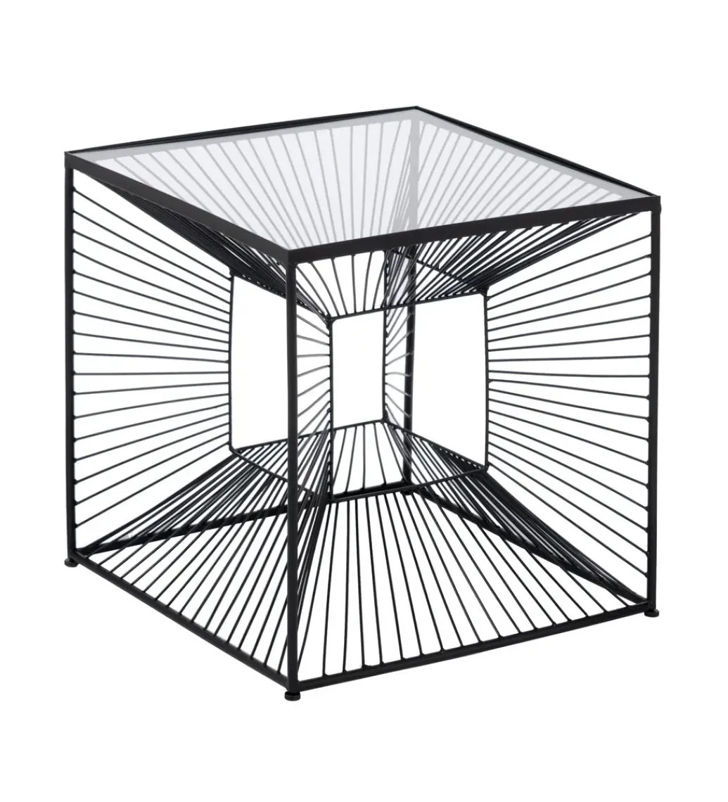 Stolik kawowy GEMETRO 45 cm czarny*Zona-Design Online