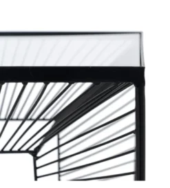Stolik kawowy GEMETRO 45 cm czarny*Zona-Design Online