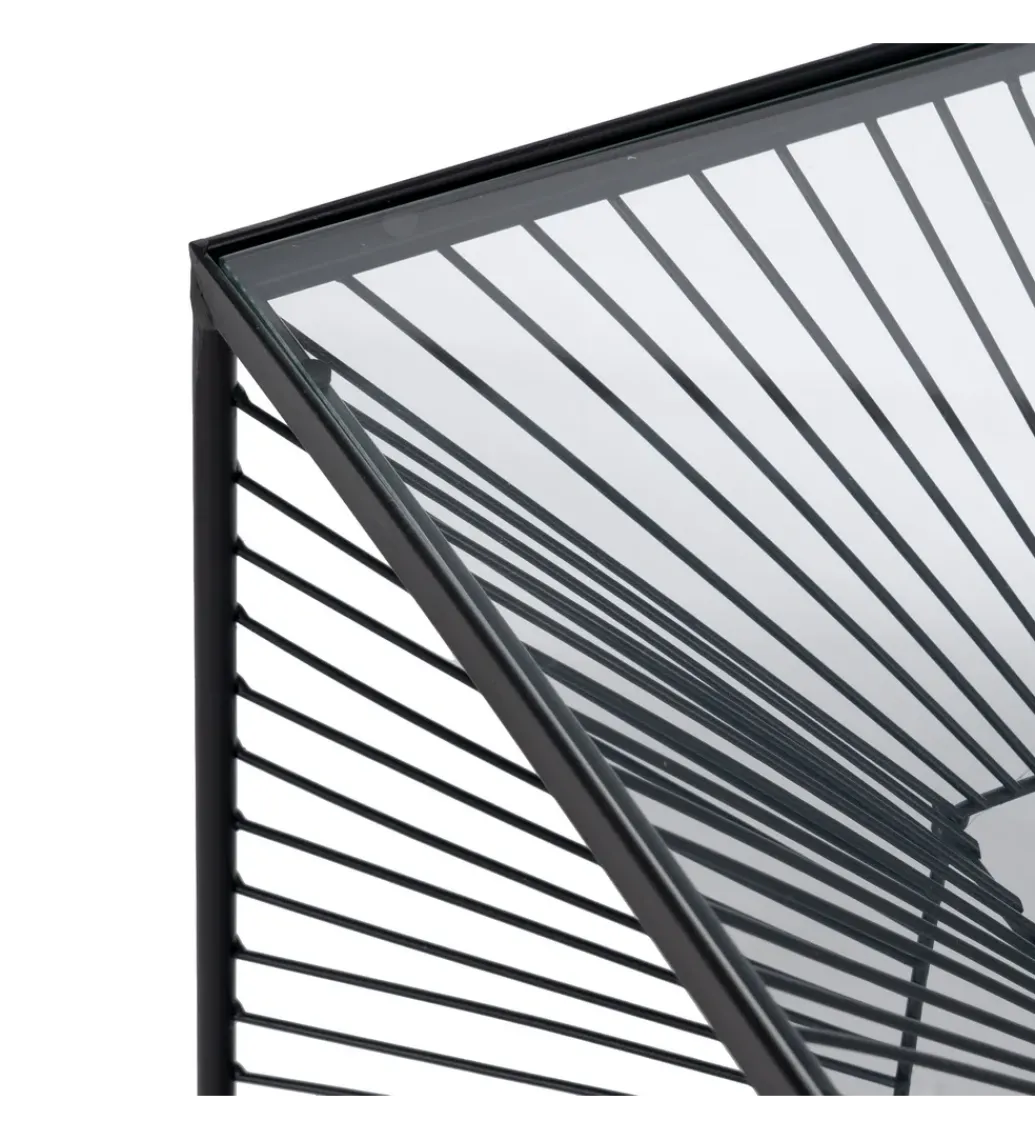 Stolik kawowy GEMETRO 45 cm czarny*Zona-Design Online