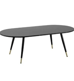 Stolik kawowy GINEVRA 120 cm w optyce czarnego marmuru*WOHNLING, GERMANY Sale
