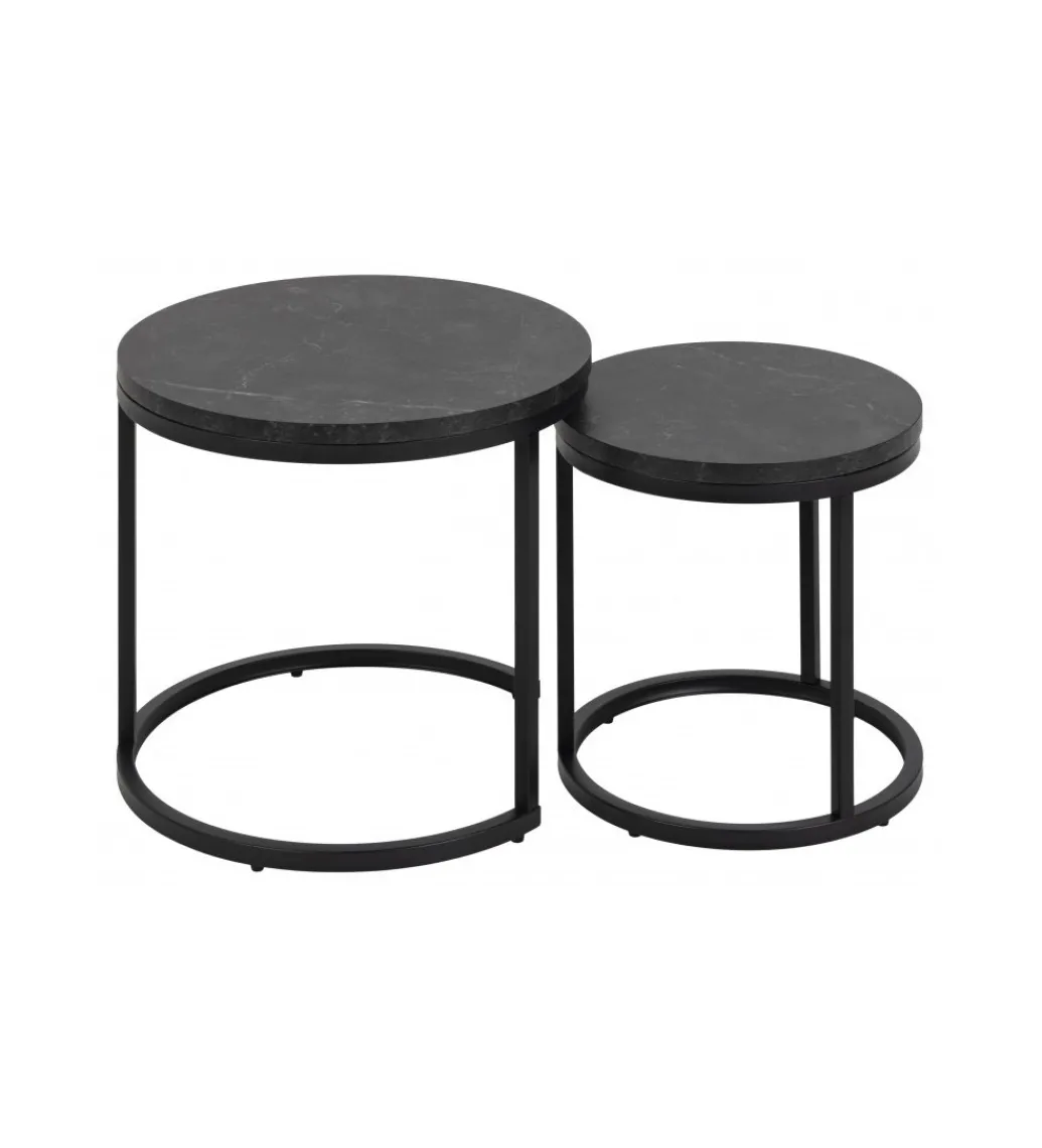 Stolik kawowy GIRON set 2 w optyce marmuru*Invicta Interior Hot