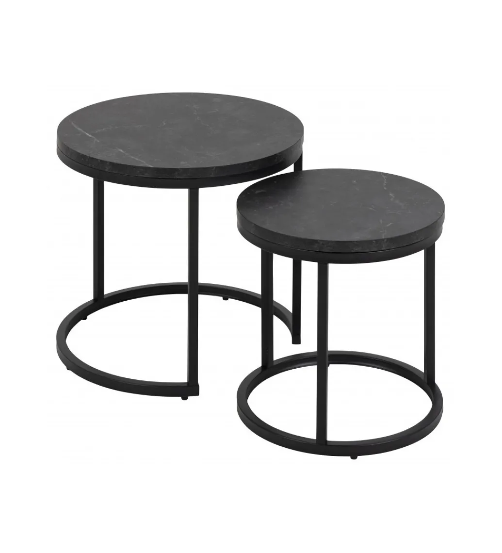 Stolik kawowy GIRON set 2 w optyce marmuru*Invicta Interior Hot