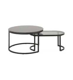 Stolik kawowy GIRON set 2 w optyce marmuru*Invicta Interior